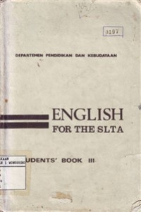 English For The SLTA ( Students' book III )