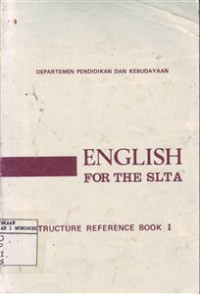 English For The SLTA ( Structure Reference Book I )