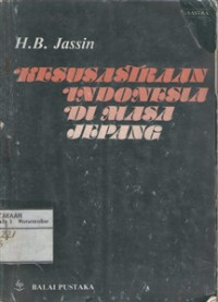 Kesusastraan Indonesia Dimasa Jepang