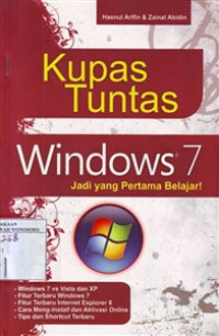 Kupas Tuntas Windows 7 Jadi Yang Pertama Belajar